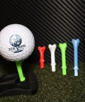 Stable Base Golf Tees for Home Practice and Training All Weather Indoor Outdoor Use Interchangeable Tee Heights in multiple colors