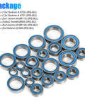 21Pcs RC Bearing Kit Steel Sealed Ball Bearings for 1x10 Traxxas Slash Stampede 4x4 4WD VXL Rustler Rally Telluride