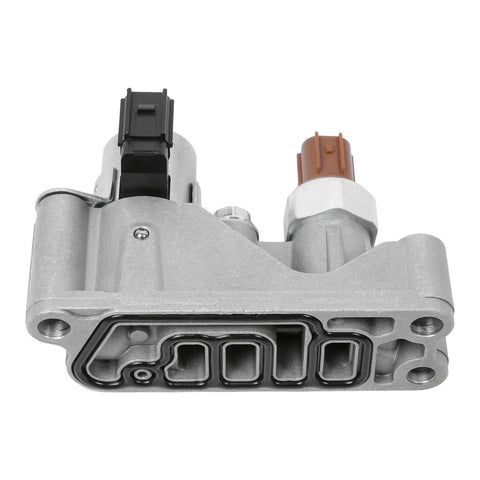 Front view of Front Spool Valve Solenoid Assembly For Honda Vehicles 2008 2017 Accord Crosstour Odyssey Pilot Replacement Engine