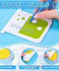 Science Party Stationery Gift Set With 12 Sticky Notes 12 Ballpoint Pens And 50 Science Stickers sample notepad in use