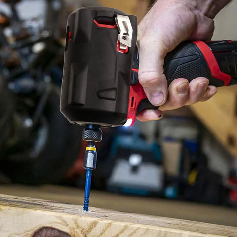 Protective Boot For M12 FUEL Stubby Impact Driver And Three Eighths Inch And One Half Inch Stubby Wrenches Built Tough Easy On Off