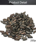 200-Piece Woodruff Key Set For Pulleys And Shafts, half moon semicircle keys in stainless steel, precision machined, 200 pieces