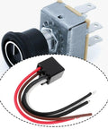 Plug And Play 5 Pin Rotary Blower Switch Repair Pigtail Connector MT1345 for Indak 5-Terminal Rotary Switch in HVAC systems.