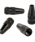 Black Metal Valve Caps For Presta Valves Dope Screw On Protection To Guard Valve Cores While Upgrading Your Bike Look Lightweight Durable Build With Colorful Style And Easy Install