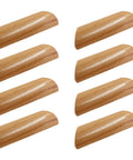 Wooden Handle Set 64mm Hole Centers Decorative Furniture Pulls Painted Smooth Finish for Kitchen Cupboard Closet Drawer Wardrobe Cabinets