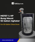 Half HP Bung Mount Pneumatic Agitator For 55 Gallon Drums Barrel Mixer With Air Bracket Paint Stirring Machine