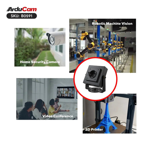 1080P HDR USB Camera Module With Autofocus 30fps 78 Degree Wide Angle UVC Mini Webcam for various applications