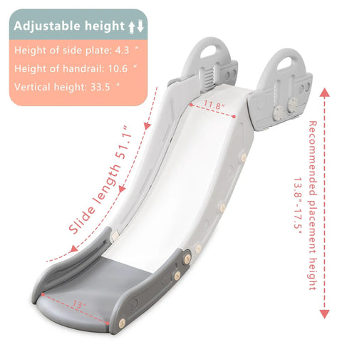 Kid Friendly Couch Slide For Indoor Play That Fits On Beds Stairs And Tables Anti Slip Handrail And Slideway