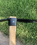 Hand Tiller Cultivator With Carbon Steel Blade And Ergonomic Rubber Grip Handle, top view