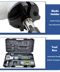 Rough Tough Electric Pipe Bevelling Machine Handheld Internal Expansion Chamfering Tool blade holder detail for easy adjustment
