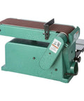 Knocks Rough Stock Flat Heavy Duty Electric Handheld Planer And Multifunctional Belt Sander With Rock Solid Cast Iron Base side view