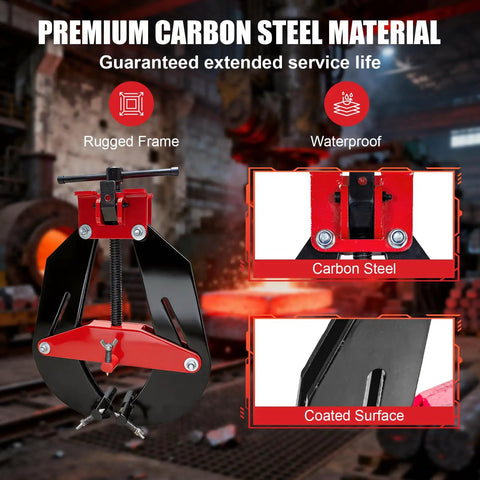 Rock Solid Professional Grade Heavy Duty Pipe Alignment Clamp Four To Eleven Inch Zero Flex Fit Up Tool With Wide Anti Slip Grip Plates For Tight Auto Body Welding Shop Gear