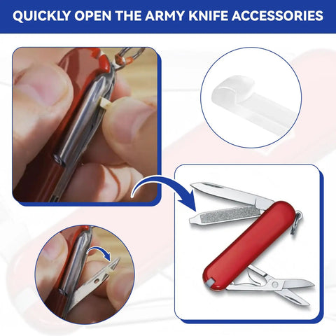 20 Pack Toothpicks Replacement For Swiss Army Knife 1.73 Inch 44mm Multitool Accessory Backup Kit Clear Toothpicks For Everyday Carry And Quick Fixes For Home And Camping Use, clear toothpick for Swiss Army knife slot