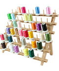 60 Spool Braid Rack For Hair Extensions And Braids, Braiding Hair Stand, Thread Organizer For Sewing Quilting And Embroidery
