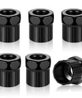 Six Piece Bike Freewheel Remover Set For Mountain Cassettes 12 Spline 22mm Lockring Tool Black Durable Portable Repair Kit