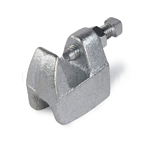 Junior Heavy Duty Workhorse Beam Clamp Wall And Ceiling Mount For Vertical Piping Support Electro Galvanized Steel