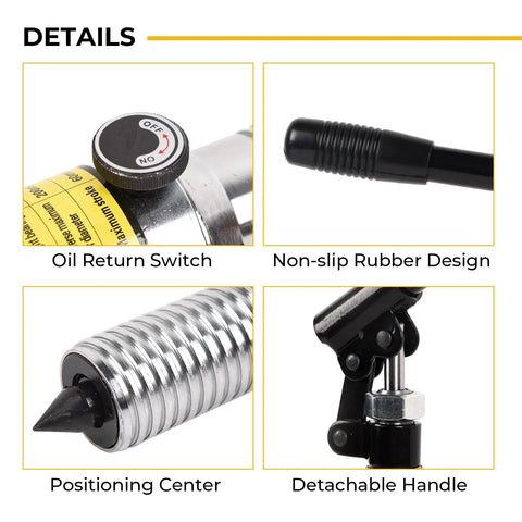Details of Pro Grade 8 Inch Hydraulic Gear Puller Workhorse With 5 Ton Capacity Adjustable 2 Or 3 Jaws Bearing Hub Separator