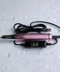 iDili Electric Mini Internal Chamfering Tool Deburring Machine With Diamond Grinding Head For Tiny Holes 1.5mm Deep Visible with USB cable and display.