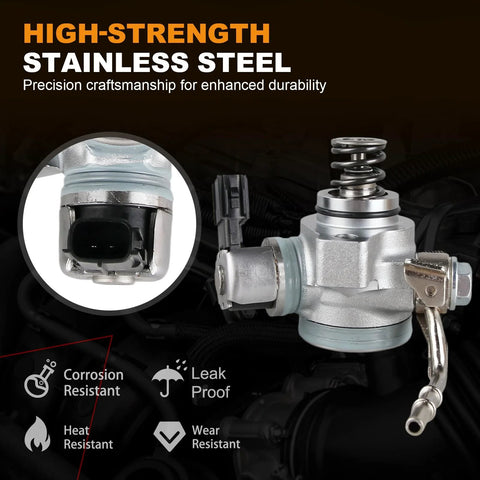 High Pressure Fuel Pump Replacement For Honda Accord CR-V Odyssey Elysion Spirior And Acura ILX 2.4L L4 2012 2018 stainless steel