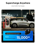 Heavy Duty NACS To CCS Electric Vehicle Adapter Featuring Killer 500A Max 1000V Fast Charging For Tesla Supercharger V3 And V4 nationwide station with car.