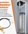 Water Heater Chamber Sensor Thermistor Replacement AP19299 for Rheem Ultra Low Nox Tankless Water Heaters display