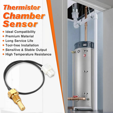 Water Heater Chamber Sensor Thermistor Replacement AP19299 for Rheem Ultra Low Nox Tankless Water Heaters display