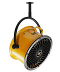 Beefy 14 Inch Blade High Velocity Pedestal Drum Fan Industrial Grade With 2,300 CFM 4 Speed 360 Degree Tilt And Dual Ball Bearing Motor