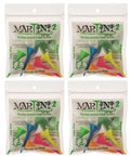 2 Inch Golf Tees Mixed Pack 4 Packs Total 24 Tees Built To Last Virtually Unbreakable USGA Approved in resealable bags