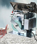 Semi Automatic Labeler To Hit Those Sharp Corners Dead On With Ninety Degree Seal And No Sweat Small Batch Packing On Standard 110V Line For Fast Daily Grind with metallic design and adjustable feed.