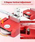 Deluxe Guide Scope Mount for Main Telescope with 5 Degree Vertical Adjustment feature, showcasing precise adjustment capabilities