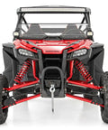 UTV Winch Mounting Plate For Honda Talon 2019 To 2021 Black Beefy Heavy Duty Thick Steel Off Road Recovery Ready Mounting Solution