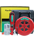 Underground Pipe Locator And Blockage Detector kit with red and black components for PVC and metal water pipes