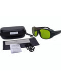 Professional Laser Engraving Safety Glasses With Badass Eye Protection And Hella Reliable 450Nm 1064Nm Nd Yag Blocking For Every Workshop Project Designing And Jewelry Crafting Tasks with carrying case and accessories.