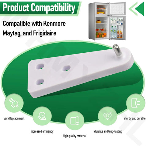 Mini Compact Freezer Top Hinge Replacement Right Or Left Side White Fits Most Small Freezers Up To 35 Lbs Weight Capacity
