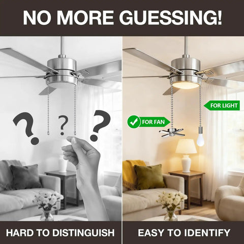 Sweet Copper Ceiling Fan Pull Chain Extender Set With Frosted Glass Bulb And Blade Charm Ornament Silver Tone For Easy Peasy Diy Installation Total Home Upgrade And Zero Hassle with light and fan identification.