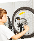Top Notch Mechanical Disc Brake Kit For Mountain Bike With Front And Rear Rotors And Dual Knob Aluminum Calipers In Silver for adjusting brake setup.