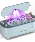Pro Grade Ultrasonic Jewelry Cleaner With UV Light For A Deep Clean And Variable Frequency 47KHz To 50KHz, cleaning jewelry and glasses