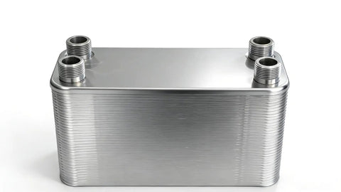 Plate Heat Exchanger Nickel Brazed Choose 304 or 316 Stainless Steel Leak Proof Vacuum Brazed Core For Pool Solar System And Hydraulic Oil Cooling Built To Last High Efficiency Easy Install NL30