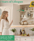 Soft Close Concealed Cabinet Hinges Half Inch Overlay 70 Pack 35 Pairs Durable Self Closing Quiet Hinges Kitchen Cabinets 30 Years Lifespan