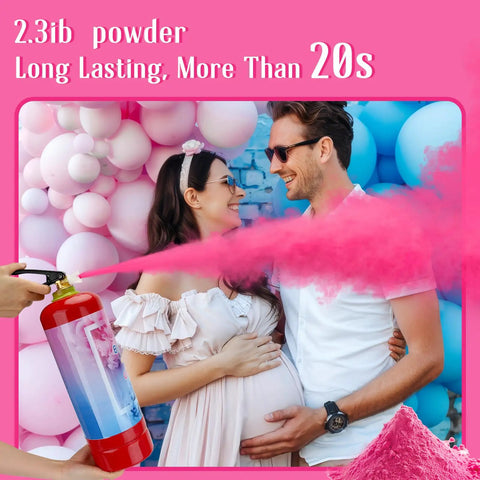 Go Hard On This Premium Gender Reveal Fire Extinguisher Two Pack Delivering Hella Long Powder Spray For A Totally Legendary Boy Or Girl Baby Shower