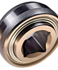 Heavy Duty Drive Disc Harrow Bearing For Farm Equipment With Triple Lip Seal On Both Sides, 1-1/2 Inch Square Bore, 4.077 Inch Spherical OD