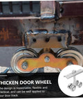 Heavy Duty Galvanized Door Roller Pulley For Sliding Doors, 500Kg Load Capacity Track Wheel Accessory For Industrial Use