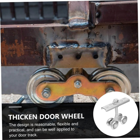 1pc Heavy Duty Sliding Door Track Roller Galvanized Industrial Door Pulley For Smooth Operation Durable Steel Door Runner Wheel Easy To Install Built For Heavy Doors And Frequent Use