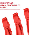 Three Pack Bicycle Tire Levers For Road And Mountain Bikes Heavy Duty Self Lubricating Plastic Rim Safe Levers Tool