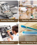 Heavy Duty Pro Grade PTFE Teflon Glass Cloth Tape used in sealing machines, pipeline and wire insulation, heating strips
