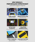 Image showcasing Electronic Studs Finder Handheld Wall Scanner for Wood Metal Studs Detection Detector Color Display features.