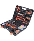 45 Piece Pro Grade Home Repair Tool Kit With Storage Case for DIY Projects, includes tools in ABS case, open view