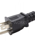 Top Tier One Foot 12 3 Awg Electric Vehicle Charging Adapter Plugging Standard Household Outlet directly into Nema 6 20 receptacle plug close-up view.