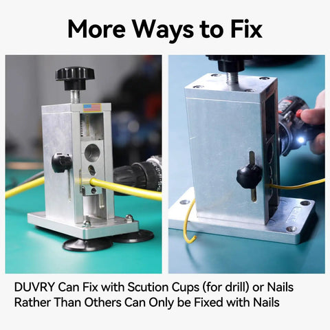 Beefy Drill Powered Wire Stripper For Recyclers, AWG 000 To 40 Range, Strips One Eighth To Three Fourths Inch Cables on workbench