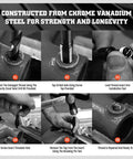 50Pcs Stainless Steel Thread Repair Kit With Helicoil Style Inserts For Aluminum And Other Light Metals in use on metal